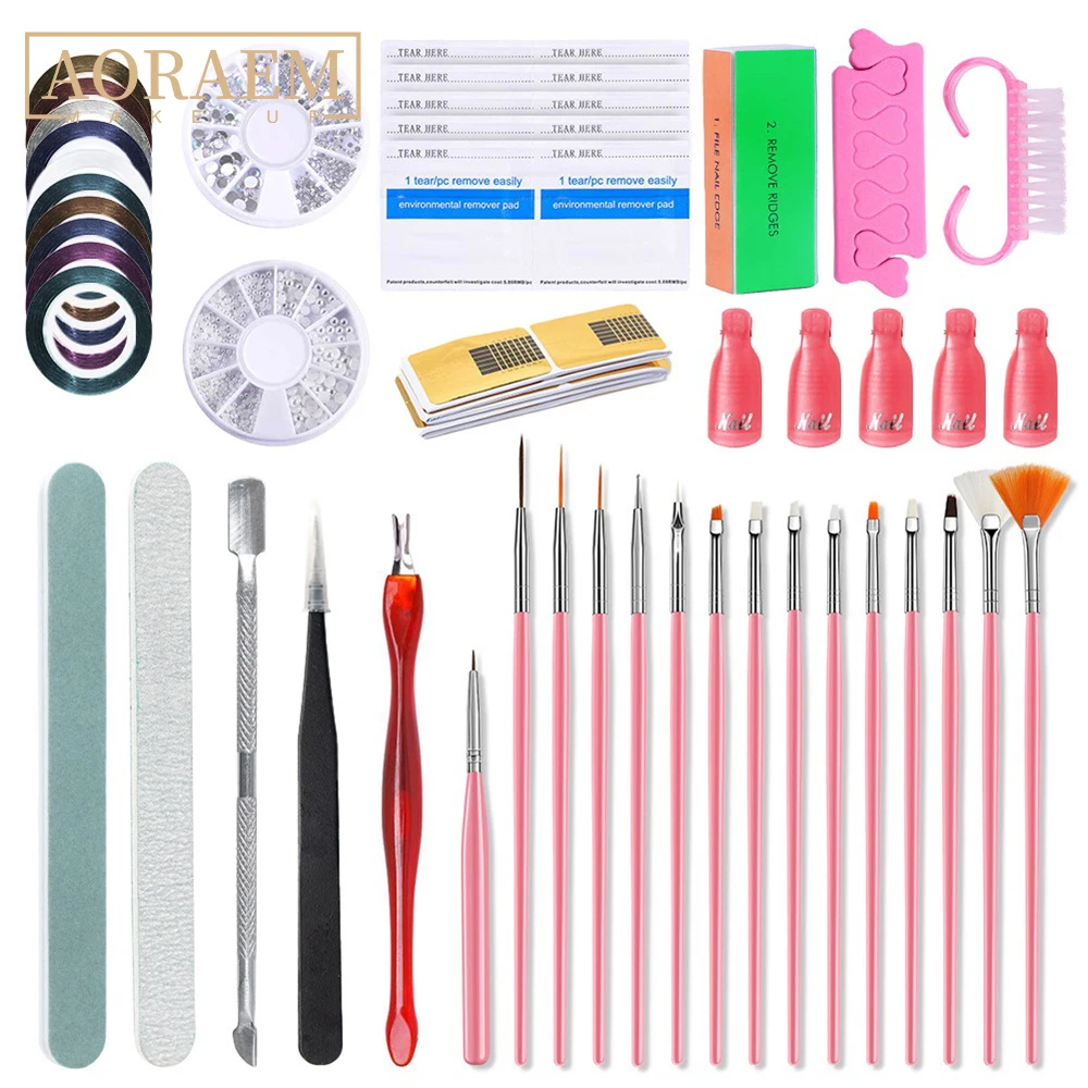 

Набор AORAEM для маникюра, набор инструментов для нейл-арта, Наборы для творчества, акриловое искусственное оборудование, аксессуары для наращ...