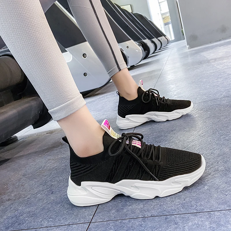 Cool Tenis Mujer 2021 Tennis Shoes for Woman New Breathable Brand Sneakers Platform Chaussure Femme Deportivas Jogging Trainers