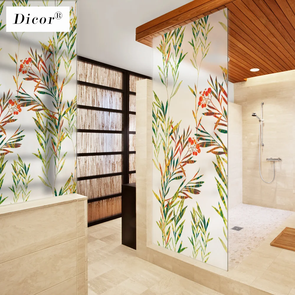 Витражная статическая пленка для окна матовая непрозрачная наклейка уединения