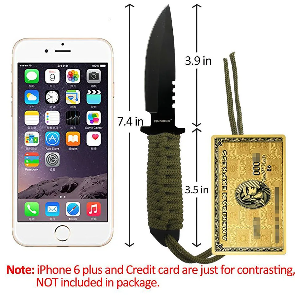 Походный нож 7 5 дюйма боевой тактический для выживания охотничий с нейлоновой