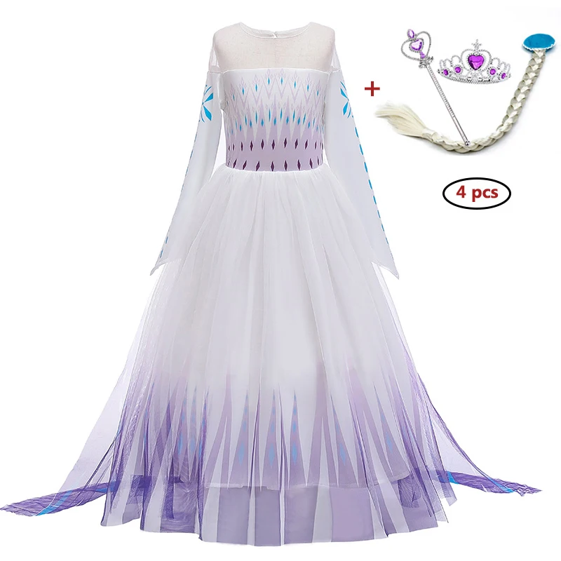 2020 осеннее новое платье принцессы для девочек костюмы косплея детские платья +