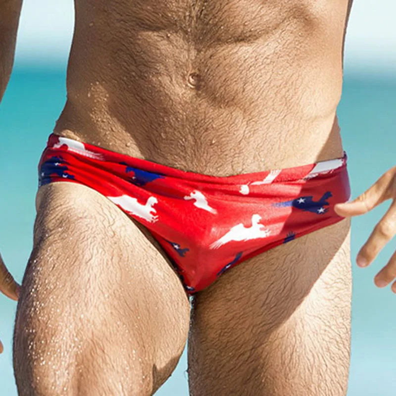 

Летние сексуальные трусы с низкой талией, Для мужчин пляжные бассейн Плавание одежда нейлон быстросохнущая бикини Плавание костюм размера плюс мужской спортивный Плавание серфинг купальные трусы