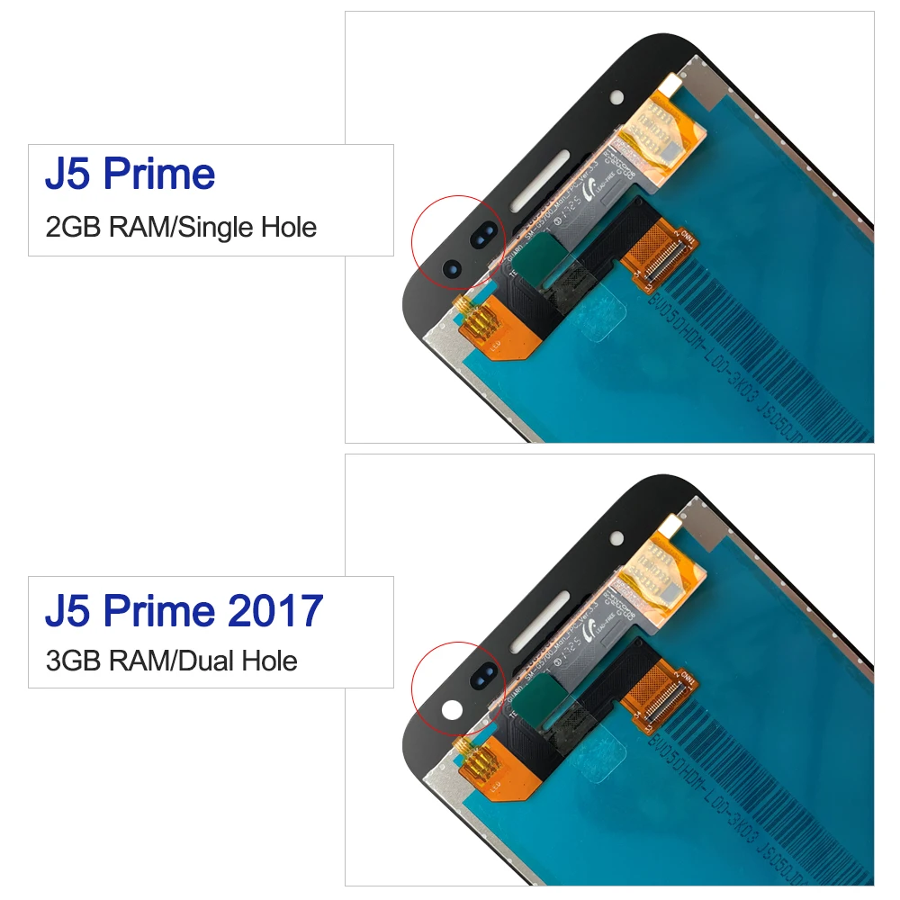 OEM-дисплей для SAMSUNG Galaxy J5 Prime ЖК-сенсорный экран дигитайзер G570 SM-G570F On5 2016 2017 G571 G571F