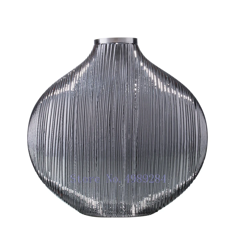 

Nordic Creative Transparent glass vase Decorative ornaments Flower arrangement accessories Modern home decoration wedding vase