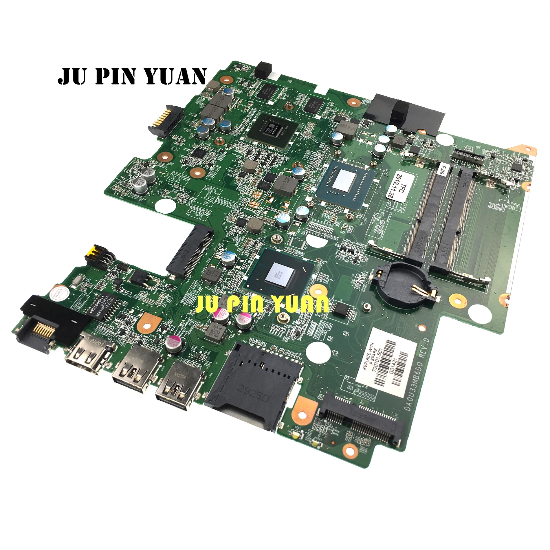 

Материнская плата 700701-001 700701-501 DA0U33MB6D0 U33 с процессором I5-3317U 630M 1 ГБ GPU полностью протестирована