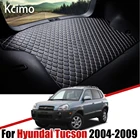 Кожаные коврики для багажника автомобиля Kcimo для Hyundai Tucson JM 2004-2009, Задняя подкладка для груза, коврик для багажника, коврик для автомобильного коврика 2008 2007 2006