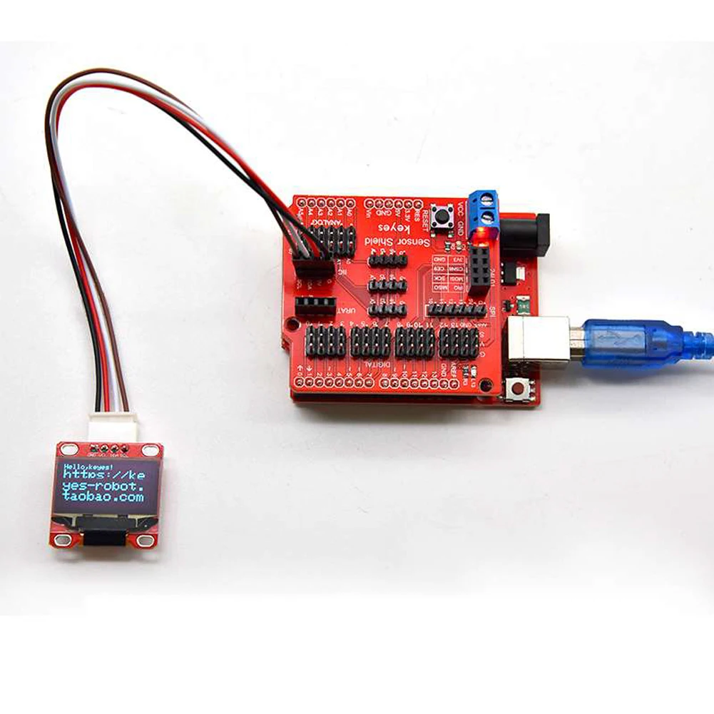 Модуль OLED Keyes 0 96 дюйма с подсветкой высокое разрешение сенсорная связь