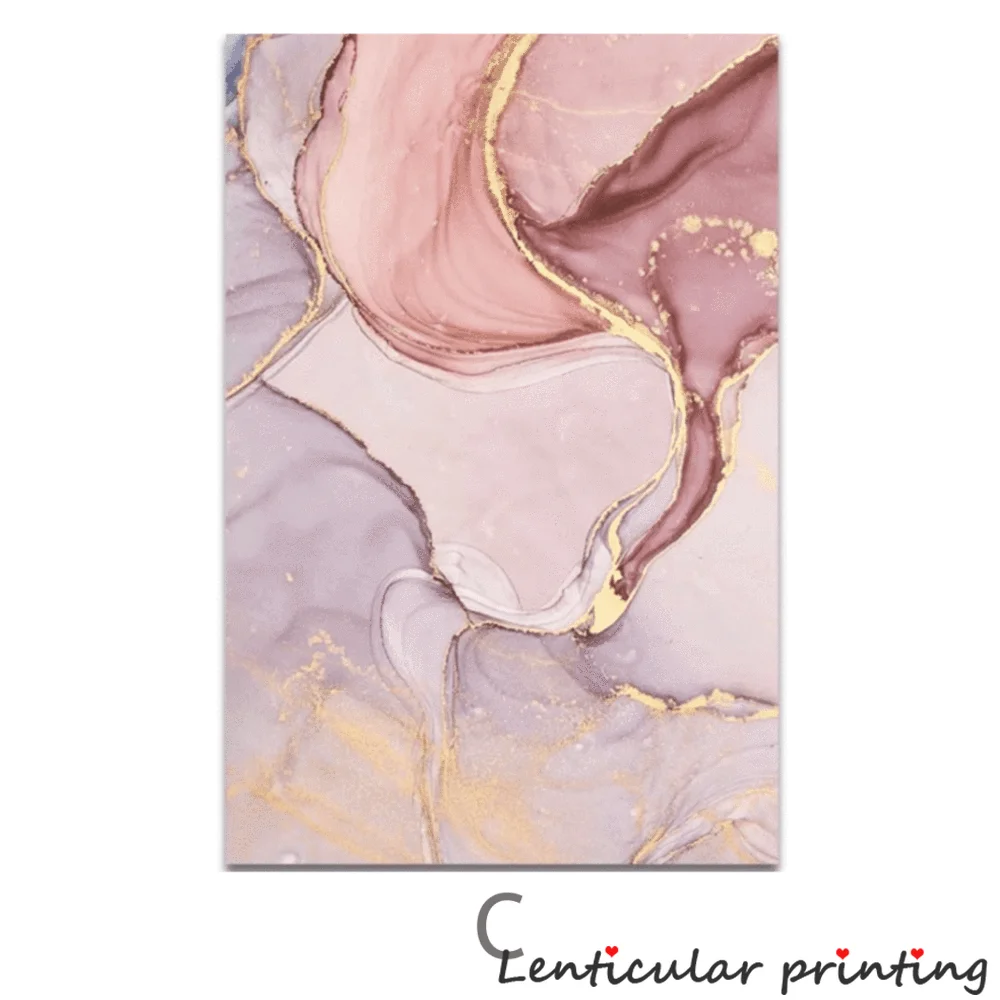 Настенная картина в скандинавском стиле с абстрактными лепестками роз настенный