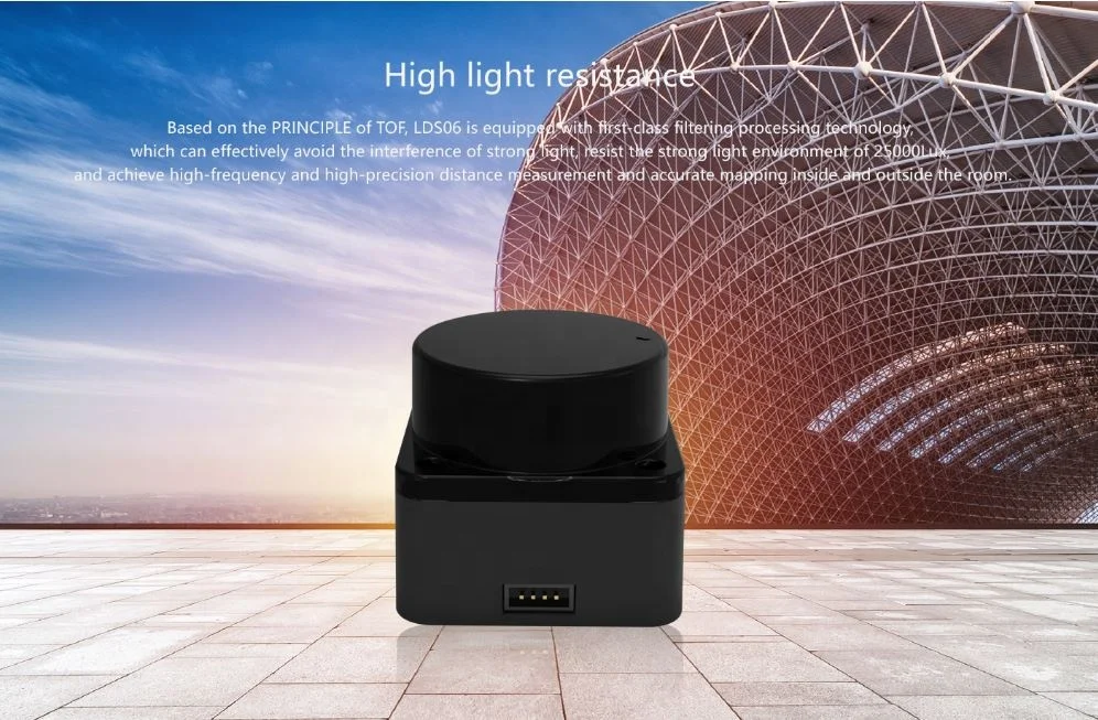 Verkaufen LS/LD06 4500Hz Messung Frequancy 360 Grad Scannen Palette 3D Wasserdicht Und Staubdicht LIDAR Sensor
