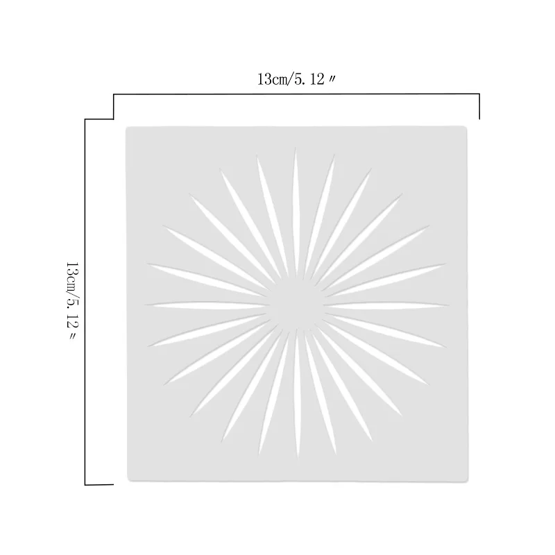 Трафареты из ПВХ для самостоятельного декора 13*13 | Канцтовары офиса и дома