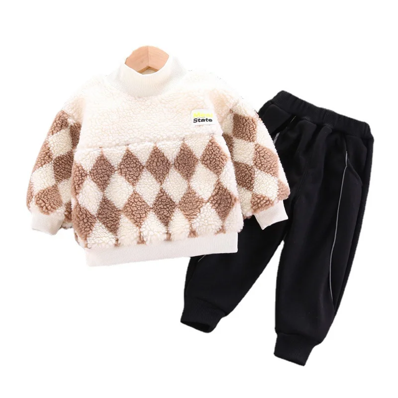 

New Autumn Baby Trendy Clothes Kids Boys Girls T Shirt Pants 2pcs/sets Spring Children Infant Clothing Toddler Cotton Sportswear