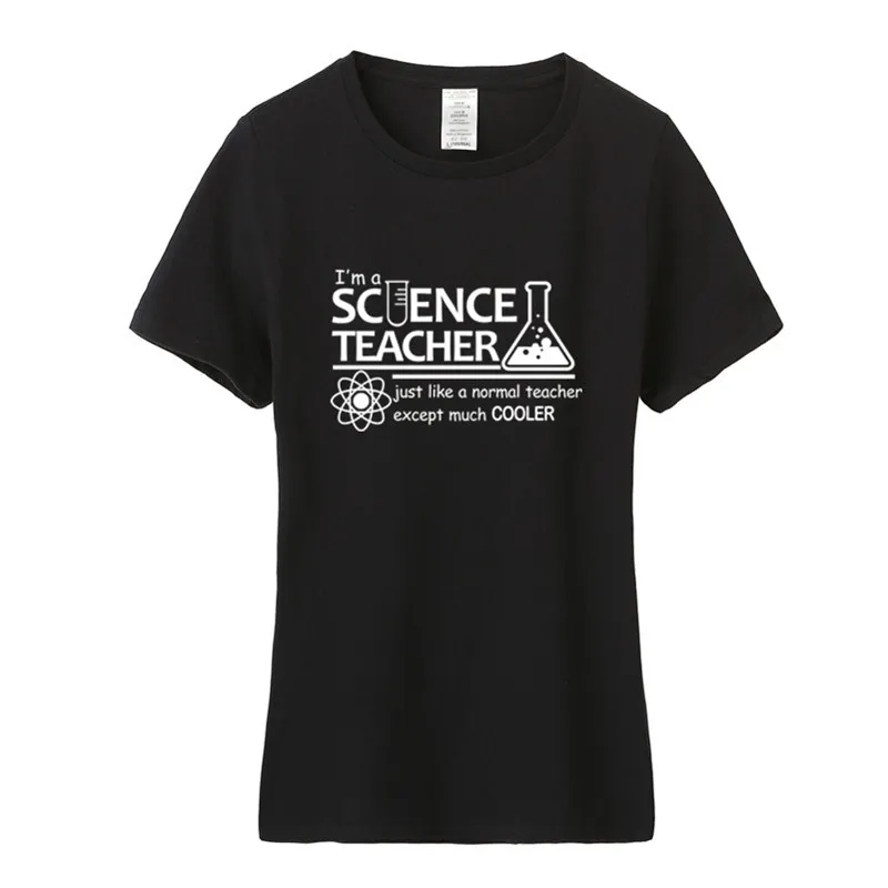 Женская футболка с научным учителем научной биологии физики женские футболки