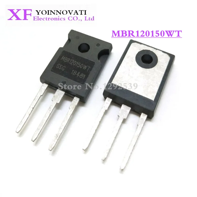 10 шт./лот MBR120150WT MBR120150 150V TO 247 IC лучшего качества.|Интегральные схемы| |