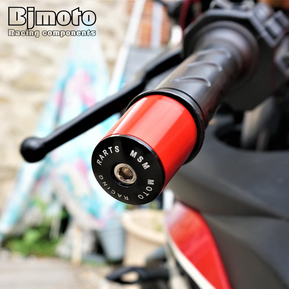 Универсальные алюминиевые наконечники для мотоциклетных ручек Bjmoto 7/8 дюйма 22 мм