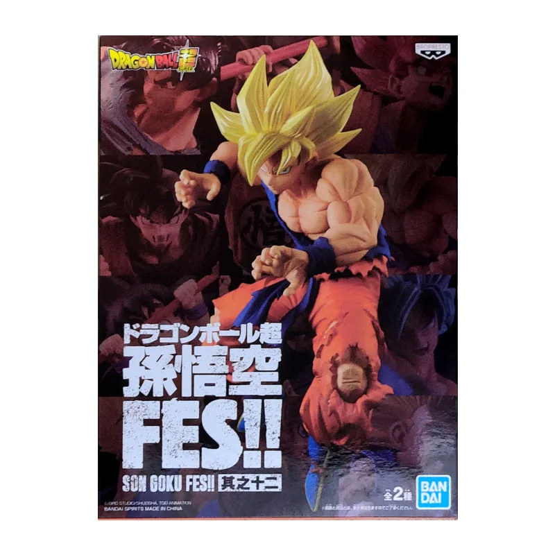 

Bandai Original Dragon Ball Fugure FES Super Saiyan 15cm Goku Anime Action PVC Toy figures Model Toys Holiday gift For Children