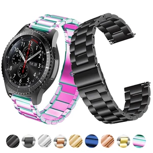 Ремешок для часов SAMSUNG Galaxy Watch 42 мм 46 мм GEAR S3 Active2 Classic Quick Release из нержавеющей стали 18 мм 22 мм 20 мм 24 мм