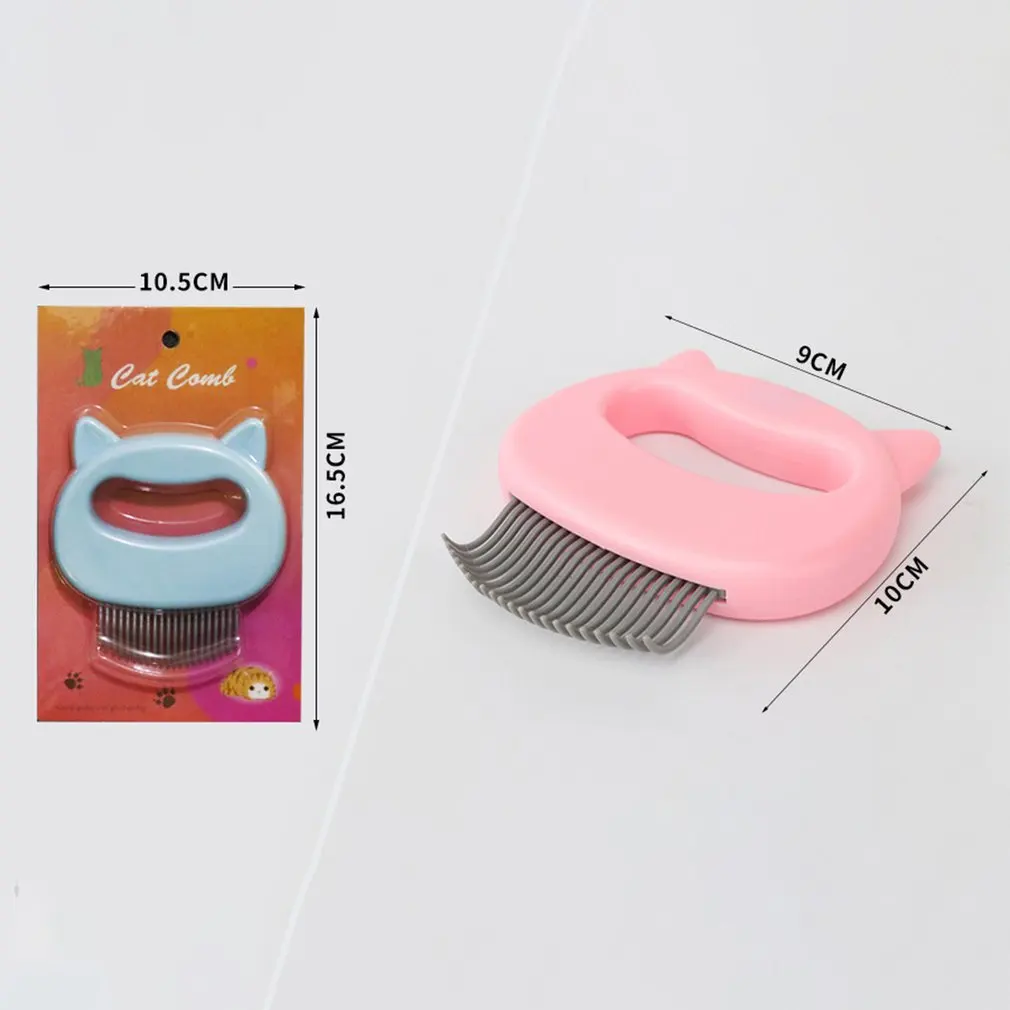 Pet cat shell comb long and short hair artifact open knot to remove floating ear type cleaning tool | Дом и сад