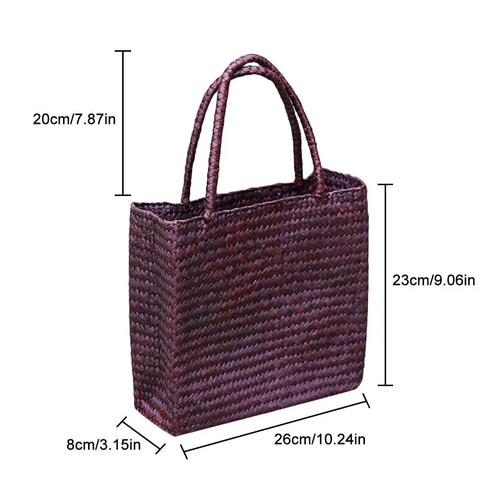Плетеная соломенная сумка тоут ручной работы большие ручные сумки для покупок