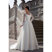 2018 vestido de noiva robe de mariage camouflage bridal gown lace long sleeve elegant princesa renda mother of the bride dresses
