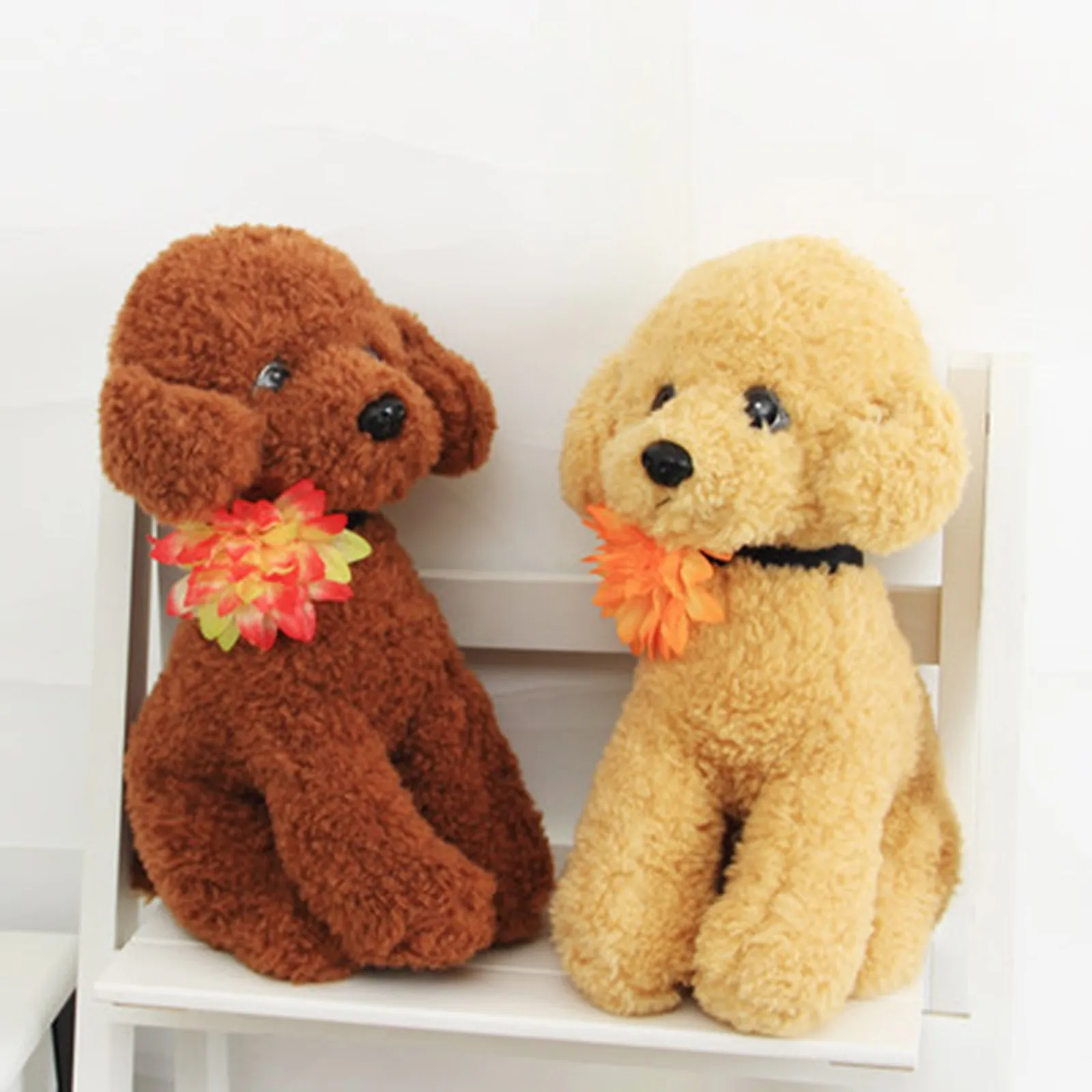 Тедди собака Детские плюшевые игрушки коричневая симуляция милые детские