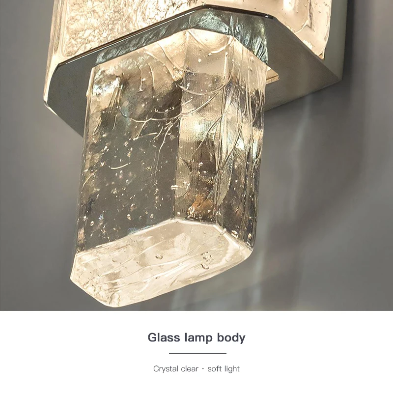 

Post-modern light luxury crystal living room wall light designer exhibition hall hotel wall lamp