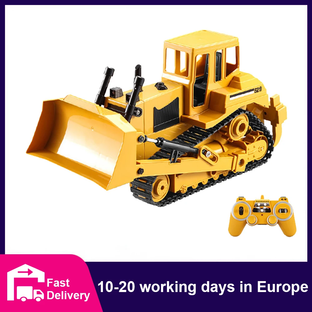 Радиоуправляемый грузовик CONUSEA 1:20 бульдозер гусеница трактор модель инженерных