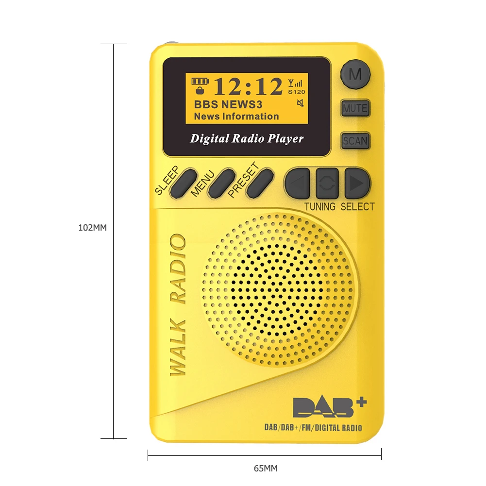Портативный карманный мини радиоприемник с ЖК дисплеем 1 44 дюйма|Радиоприёмники|