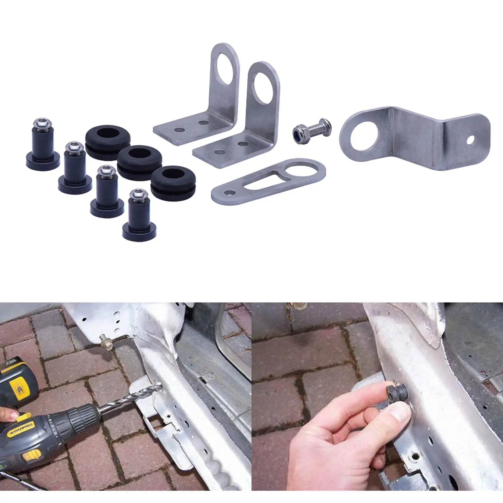 Комплект болтов на кронштейне радиатора для K Swap серии 1992-2000 Honda Civic двигатель всей