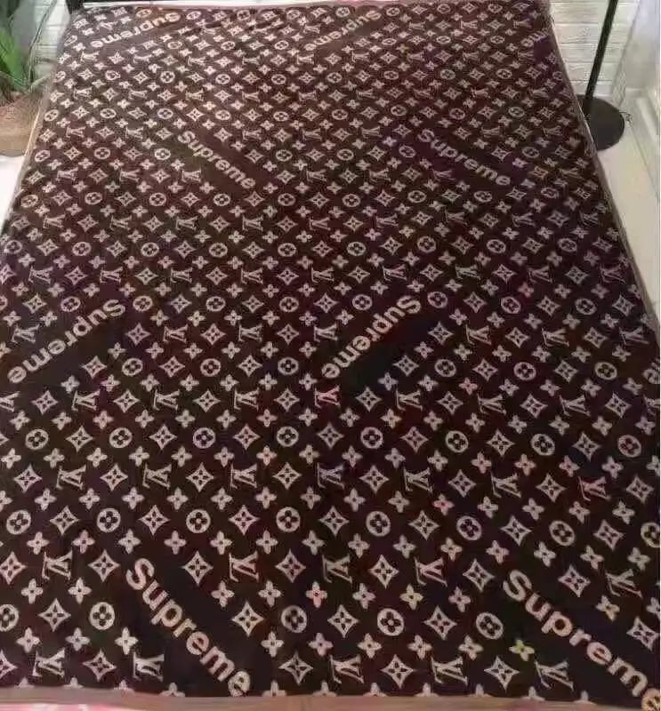 Supreme 150*200 см принцесса Человек-паук Флаги дети мультфильм одеяло вельветовое детское Флисовое одеяло s диван кровать самолет путешествия пледы - Цвет: Supreme