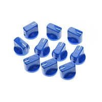 10x blue guitar amp effect pedal knobs davies 1510 style pointer knob 14 6 4mm shaft potentiometer knob for pots