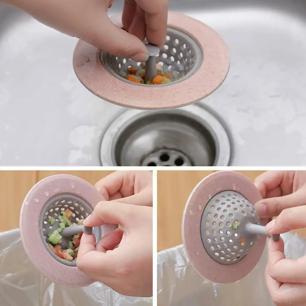 

Household Kitchen Pp Filter Sink Strainer Bathroom Cover Sink Filter Hair Colander Drain Shower Drains Strainer Sewer Sink O4p1