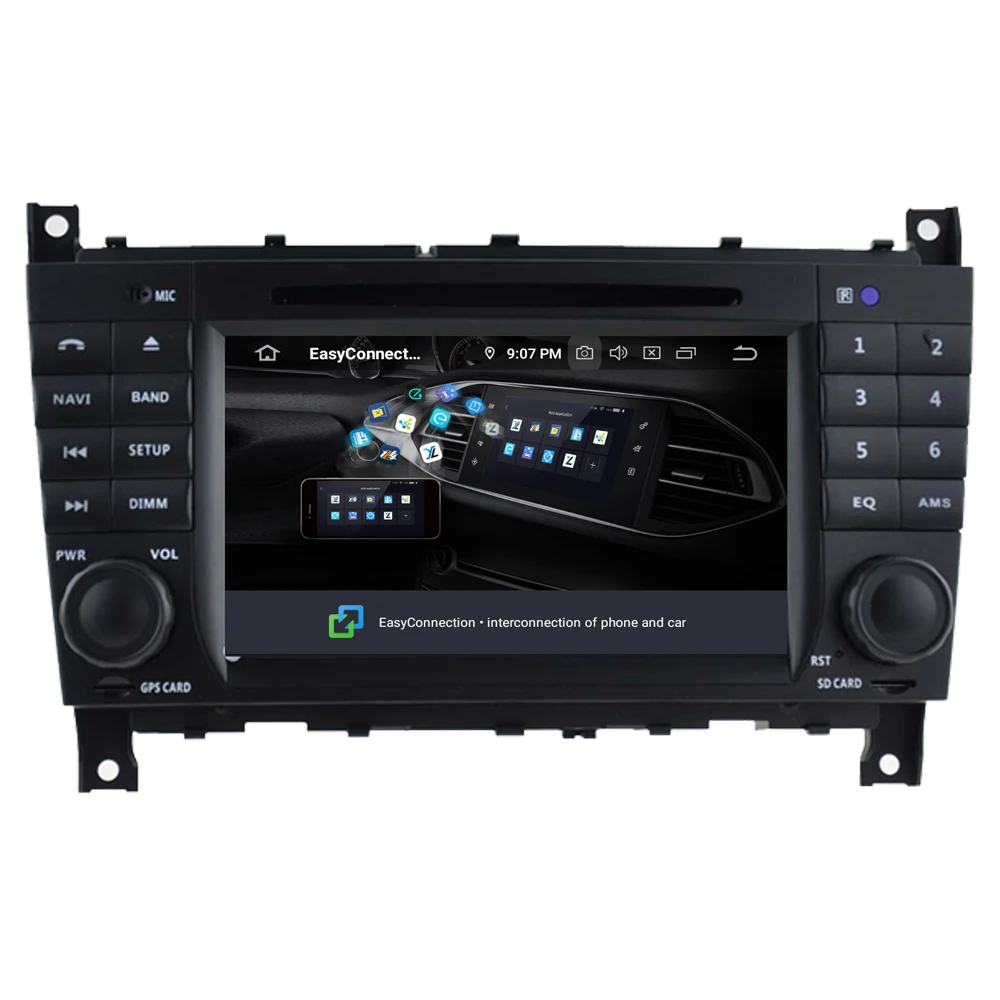 Автомобильная Мультимедийная система RoverOne Android 10 0 для Mercedes W203 W209 W219 W467 радио