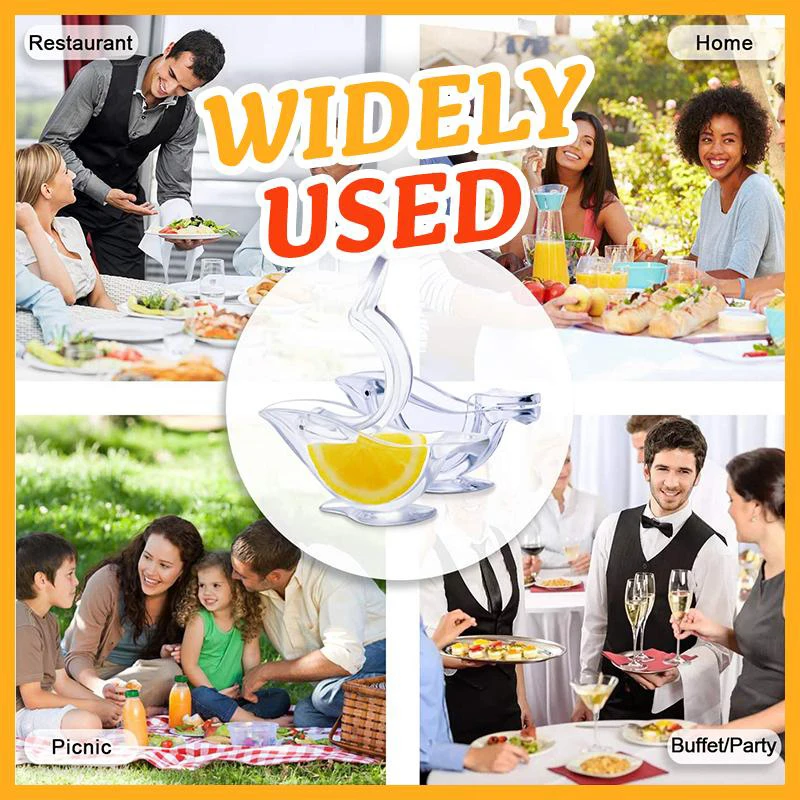 Соковыжималка для лимона акриловая ручная прозрачная соковыжималка фруктов