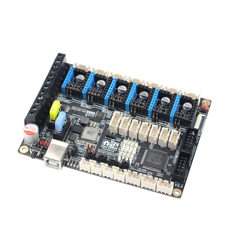S6 V2.0 ARM 32 Bit XH Connector Control Board Support 6X TMC Drivers Uart/SPI Wire FYSETC master | Компьютеры и офис