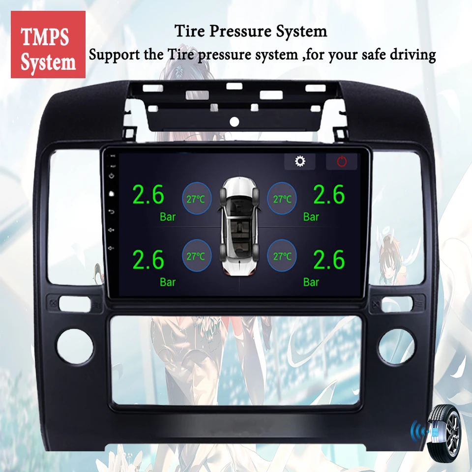 $119.25 For Nissan Navara D40 2004 - 2010 android 11 8G RAM 128G ROM Car Radio Multimedia Video Player Navigation GPS monitor System