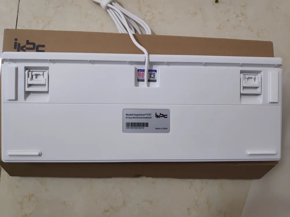 IKBC C87 TKL механическая клавиатура без ключа C87 PBT keycap cherry mx серебристый переключатель коричневая скорость без подсветки игровая клавиатура