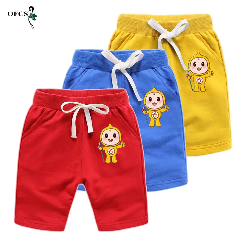 Pantalones cortos de verano para ni&ntilde;os de 2 a 12 a&ntilde;os, Shorts informales de algod&oacute;n para ni&ntilde;as peque&ntilde;as, bragas para ni&ntilde;os, pantalones deportivos cortos de playa para beb&eacute;s-0