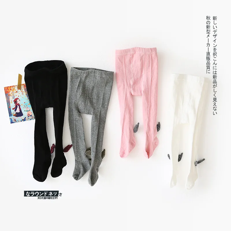 Колготки с крыльями ангела для девочек колготки малышей хлопковые маленьких