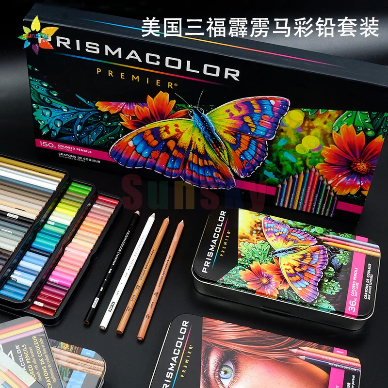 24/36/48/72/132/150 цветов Американский Prismacolor Premier lapis (жидкокристаллический дисплей)