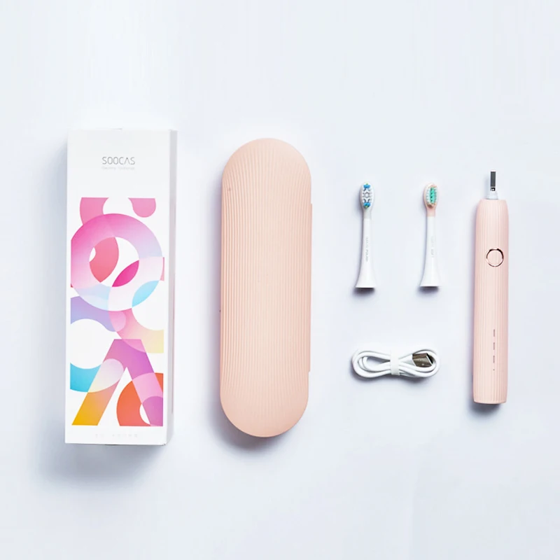 Xiaomi SOOCAS V1 звуковая электрическая зубная щетка Водонепроницаемая перезаряжаемая ультра звуковая USB кабель домашний дорожный инструмент для ухода за зубами для взрослых