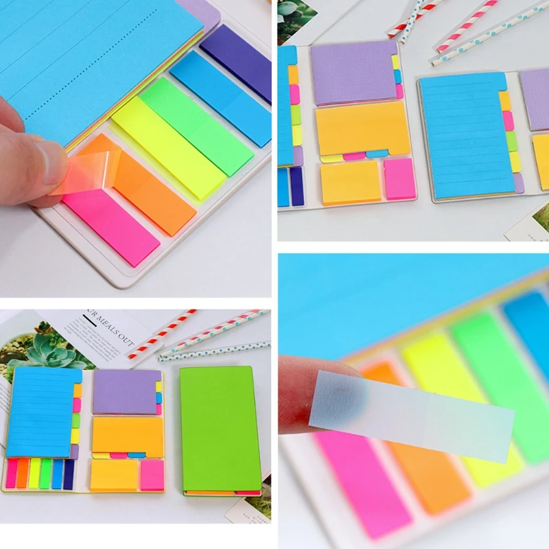 Многоцелевой набор клейких заметок цветной разделитель самоклеящиеся блокноты
