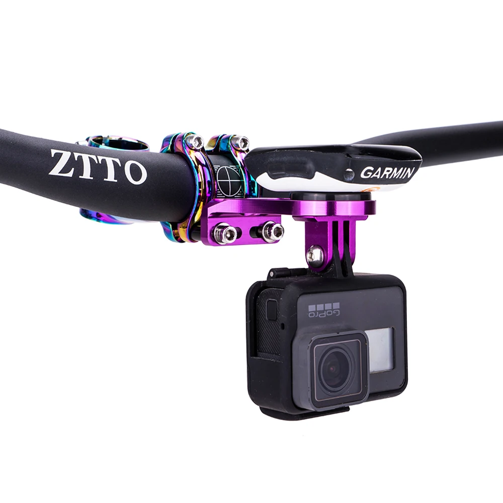 ZTTO велосипедный компьютер крепление для Garmin Cateye Bryton GPS GoPro Спортивная камера