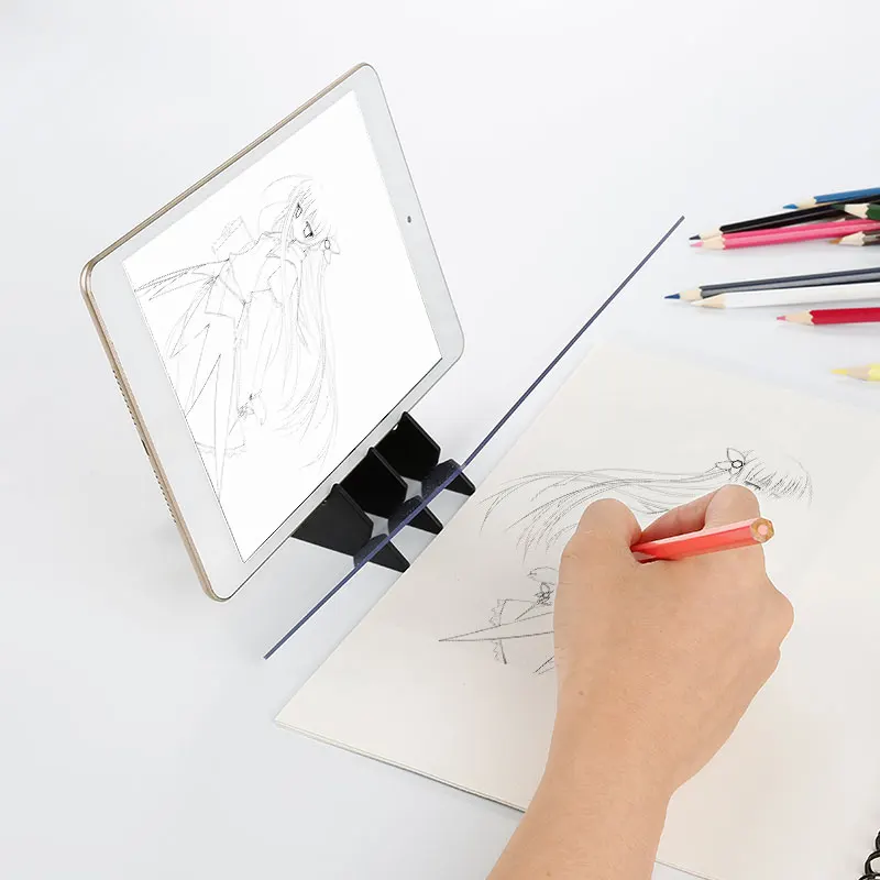 Цветные карандаши оптическая доска для рисования товары творчества Деревянные