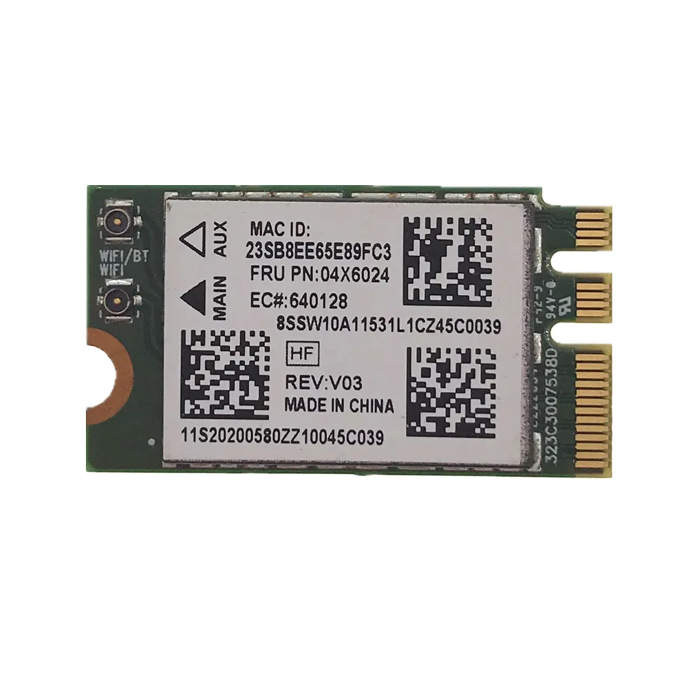 Беспроводная карта Atheros Wifi Bluetooth 4 0 Lenovo QCNFA335 NGFF для G40 30 45 70 B50 V1000 Flex 20 FRU: 04X6024|Сетевые