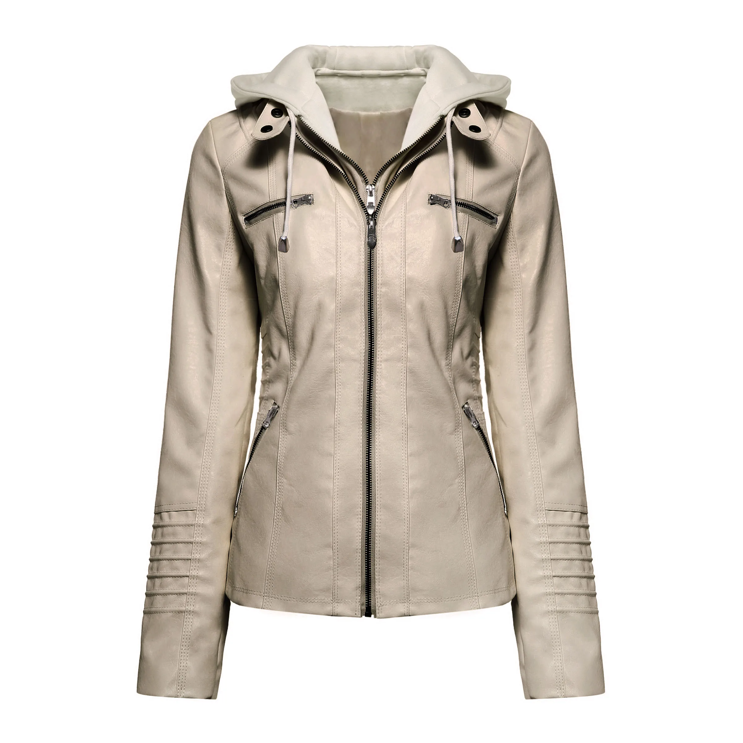 Женская теплая куртка с капюшоном Goth Готическая длинным рукавом верхняя одежда