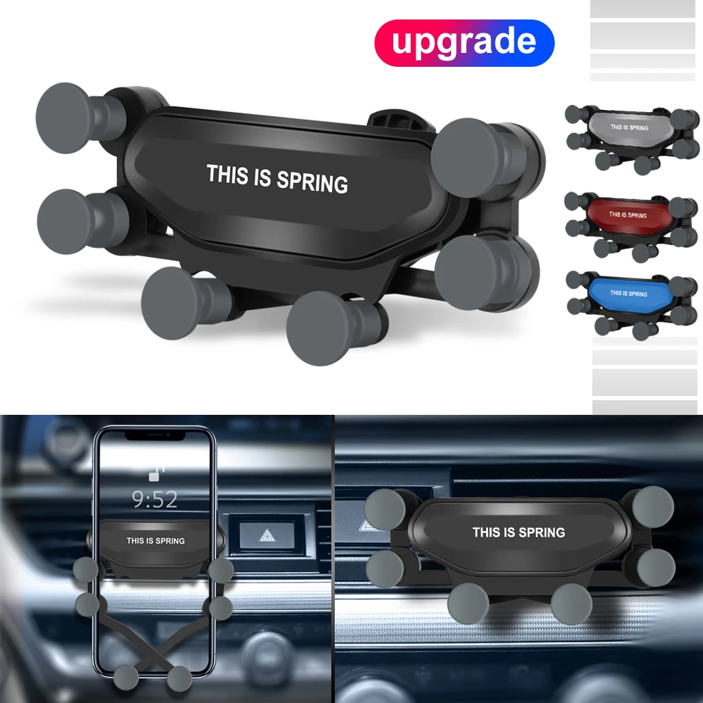 

Car Phone Holder Universal Gravity Car Air Vent Mount Car Stand For iphone XR XS For Samsung For Xiaomi Phone Navigation Stand