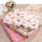 Теплый коврик для животных кошка собака щенок Щенячий патруль с принтом в виде косточек мягкое Флисовое одеяло на кровать подушки