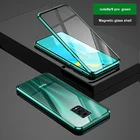 Двусторонний Магнитный чехол для xiaomi Redmi Note 9, 9s, 9 pro max, закаленное стекло, металлический чехол для Redmi 9 A, Note8, 8T, 8A