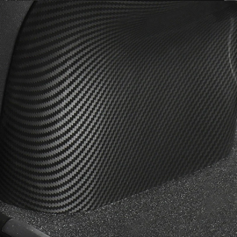 

for Tesla Model 3 2019 2020 2021 Carbon Fiber Style ABS Rear Armrest Box Anti Kick Cover Trim