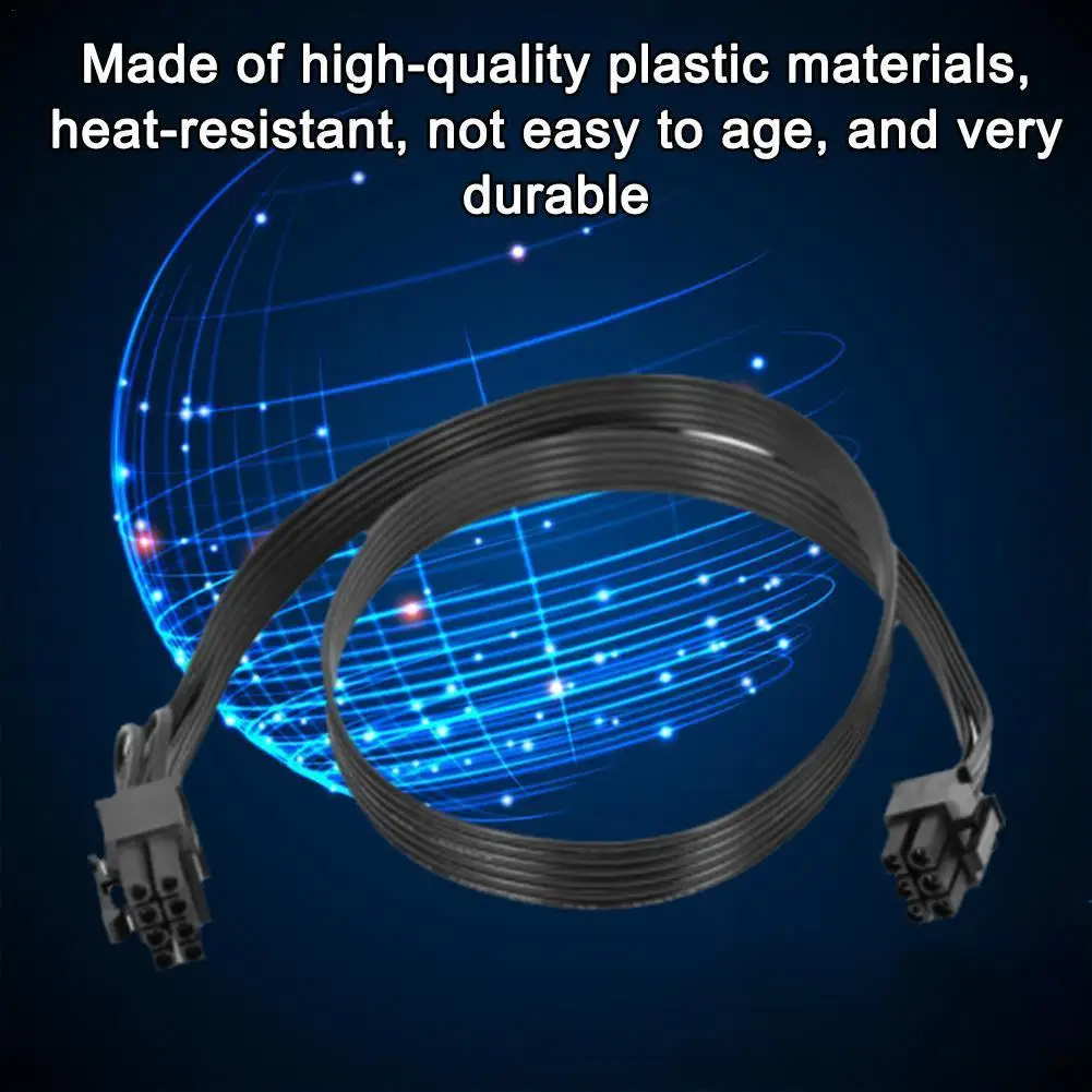 

40cm 6pin To 8pin Power Module Cable Graphics Card Cable Dual 8pin (6+2) Male Headers For Great Wall ASUS CORSAIR CoolerMaster